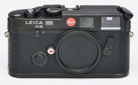 Leica M6 Sucherkamera, Body, Schwarz.