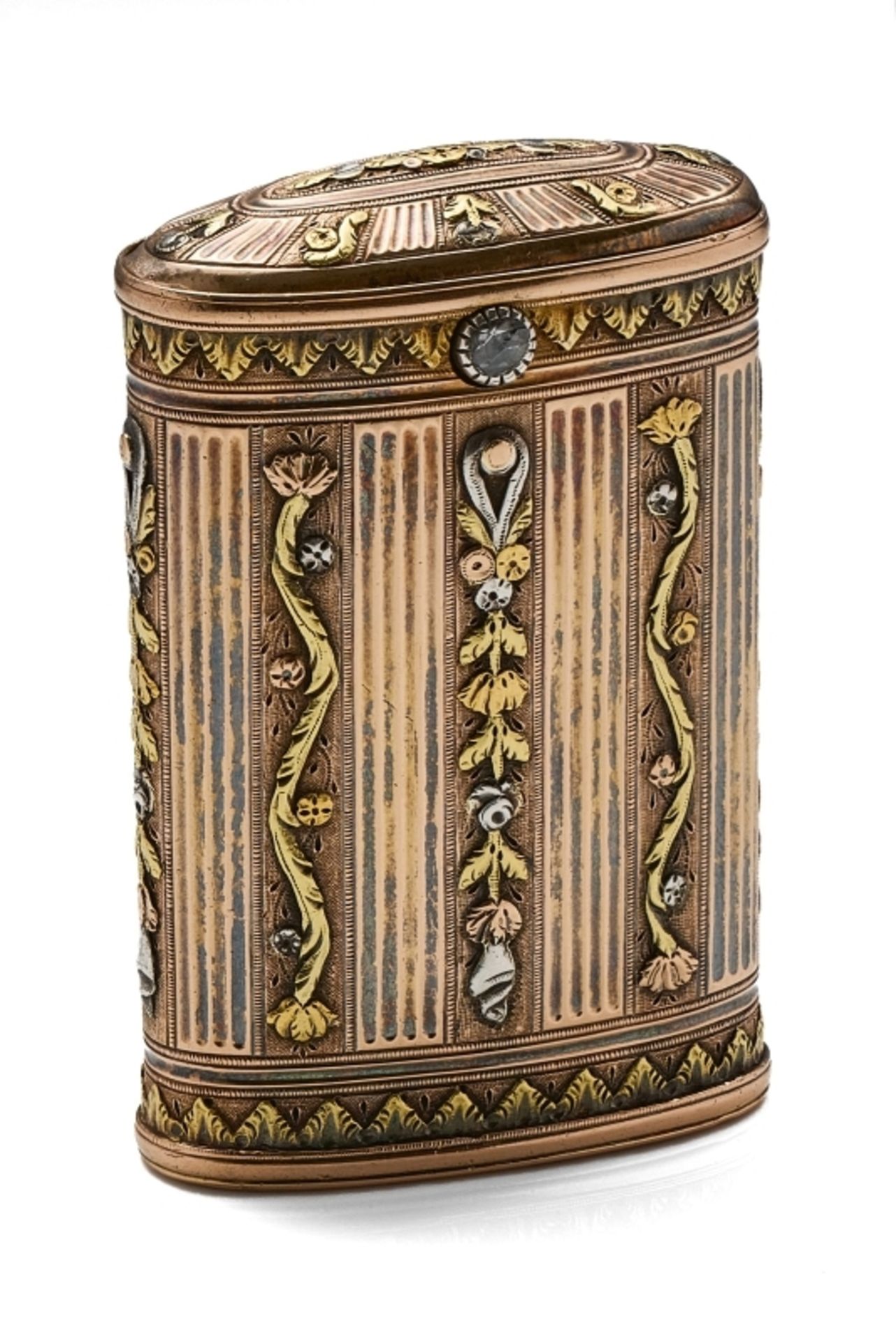 Etui, Louis XVI.-Stil, Mexiko um 1800.