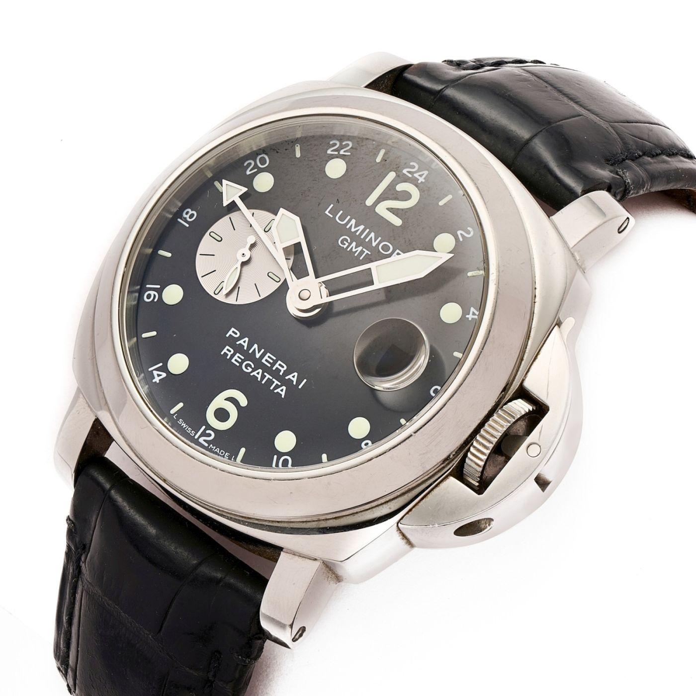 Gr. Herrenarmbanduhr Panerai Luminor GMT Regatta, 2002 - Image 2 of 2