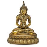 Buddha mit Räucherschale, wohl Nepal 18. Jh.