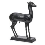 Bronze Fritz Behn zugeschr.: Gazelle, 1. Hälfte 20. Jh.