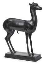 Bronze Fritz Behn zugeschr.: Gazelle, 1. Hälfte 20. Jh.