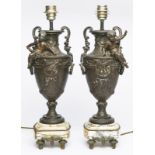 Paar Tischlampen, Louis XVI.-Stil, 20. Jh.