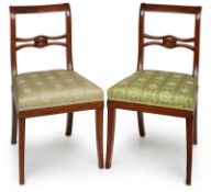 Paar Biedermeier-Stühle, süddt. um 1820/25