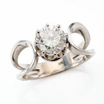 Brillant-Solitär-Ring. 2,03 ct