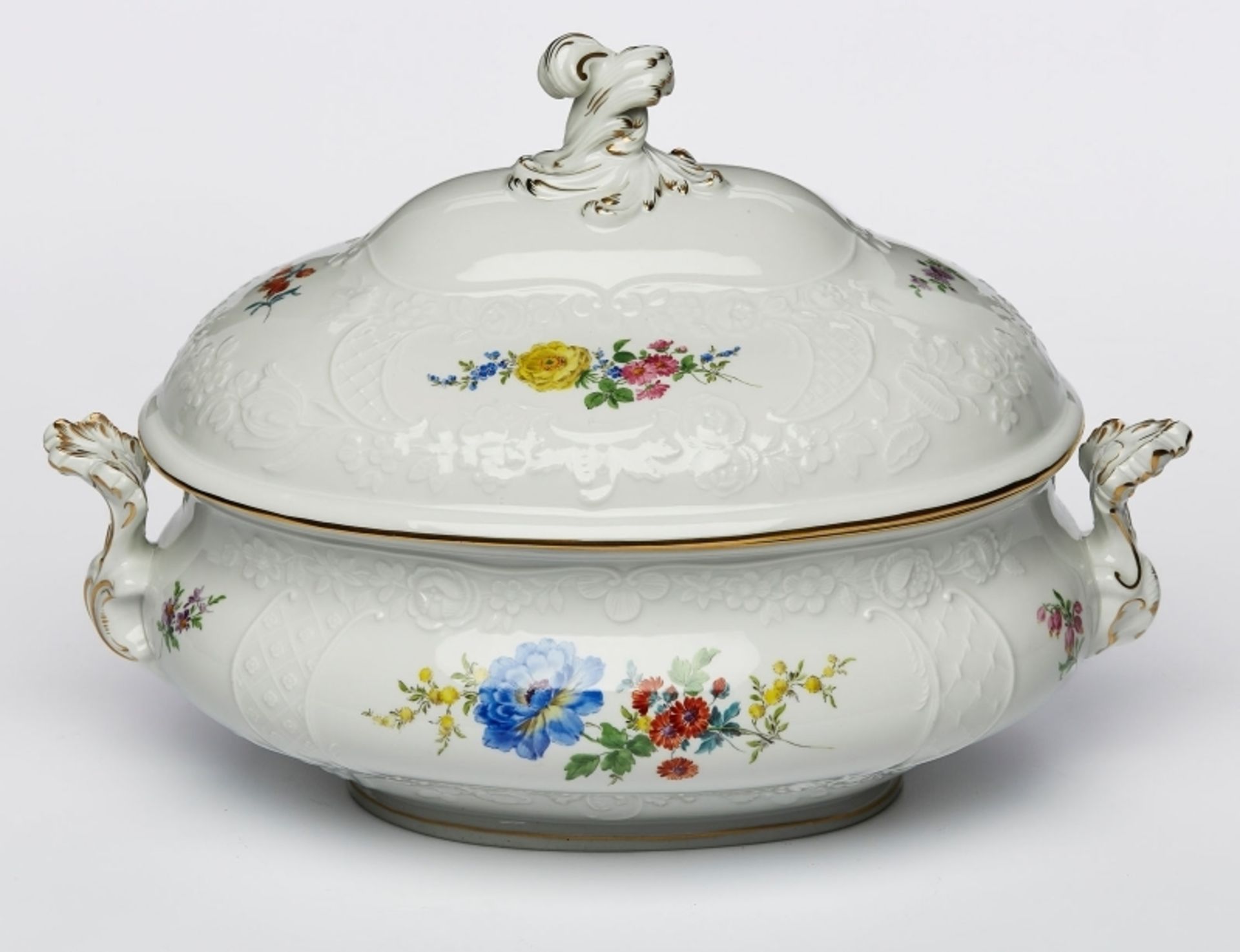 Gr. ovale Terrine, Meissen 1978.