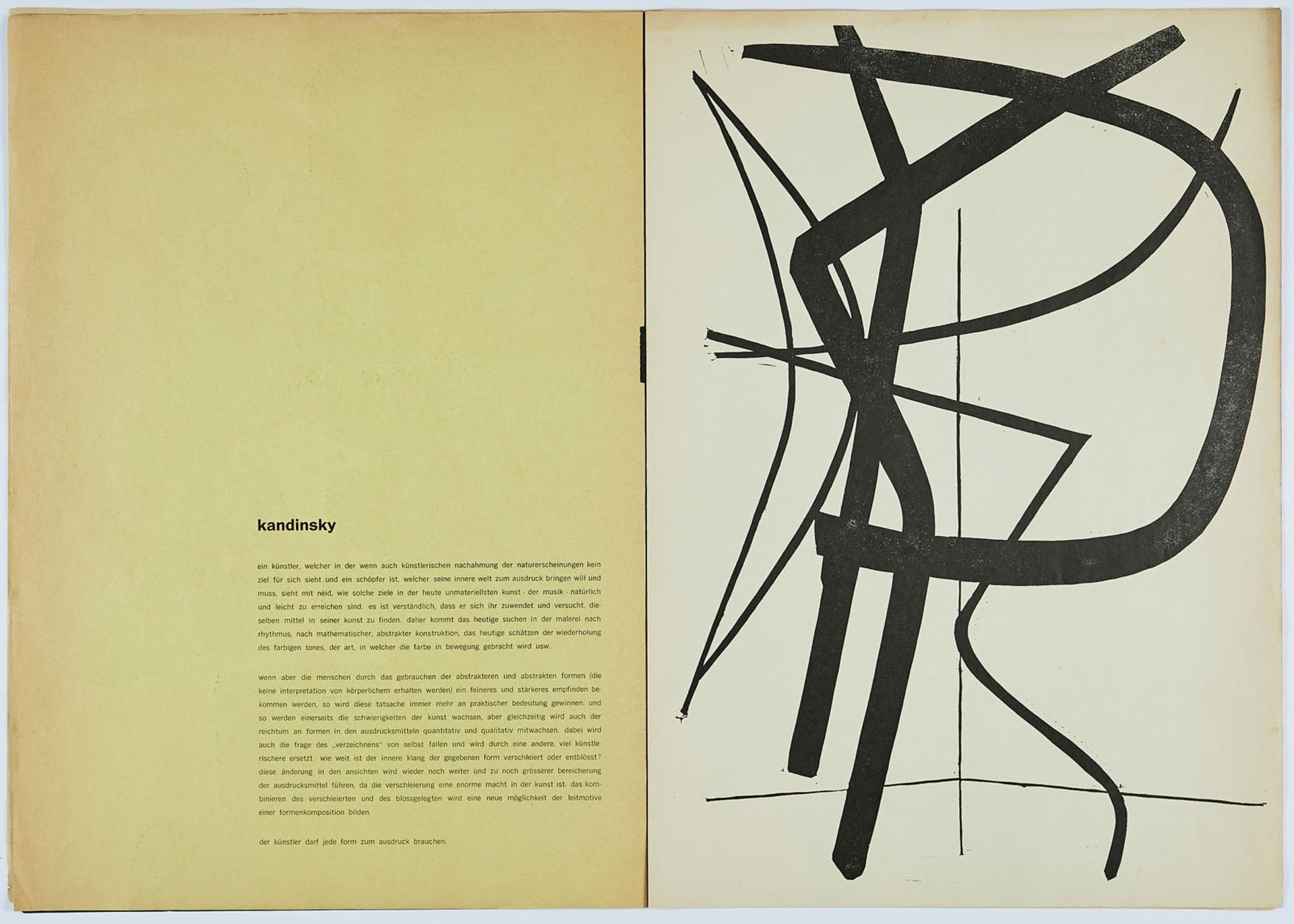 "spirale #1. internationale zeitschrift für junge kunst" 1953 - Image 4 of 4