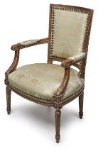 Fauteuil Louis-XVI-Stil, 19. Jh.