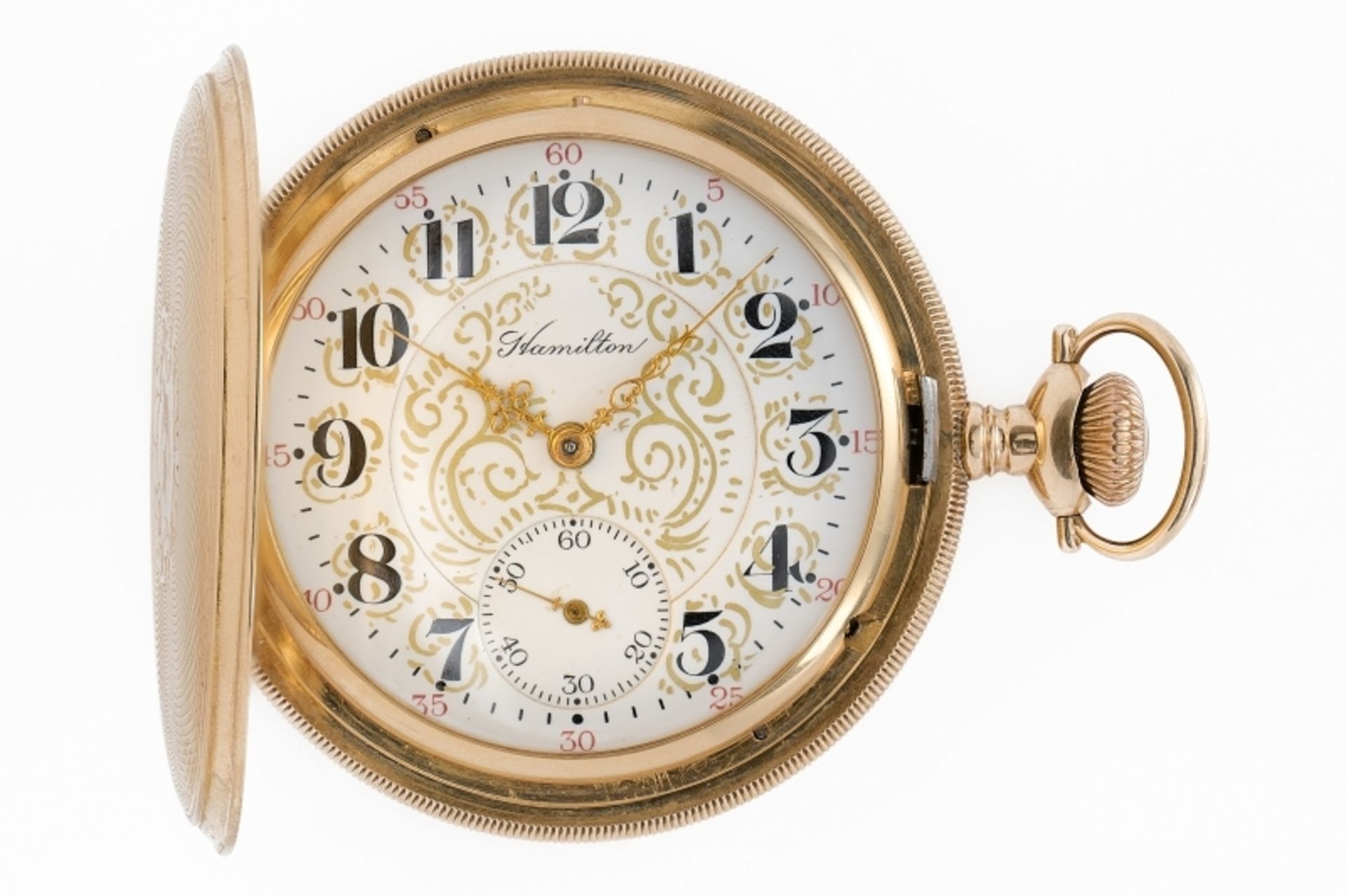 Taschenuhr, Fa. Hamilton Watch Co., USA um 1910