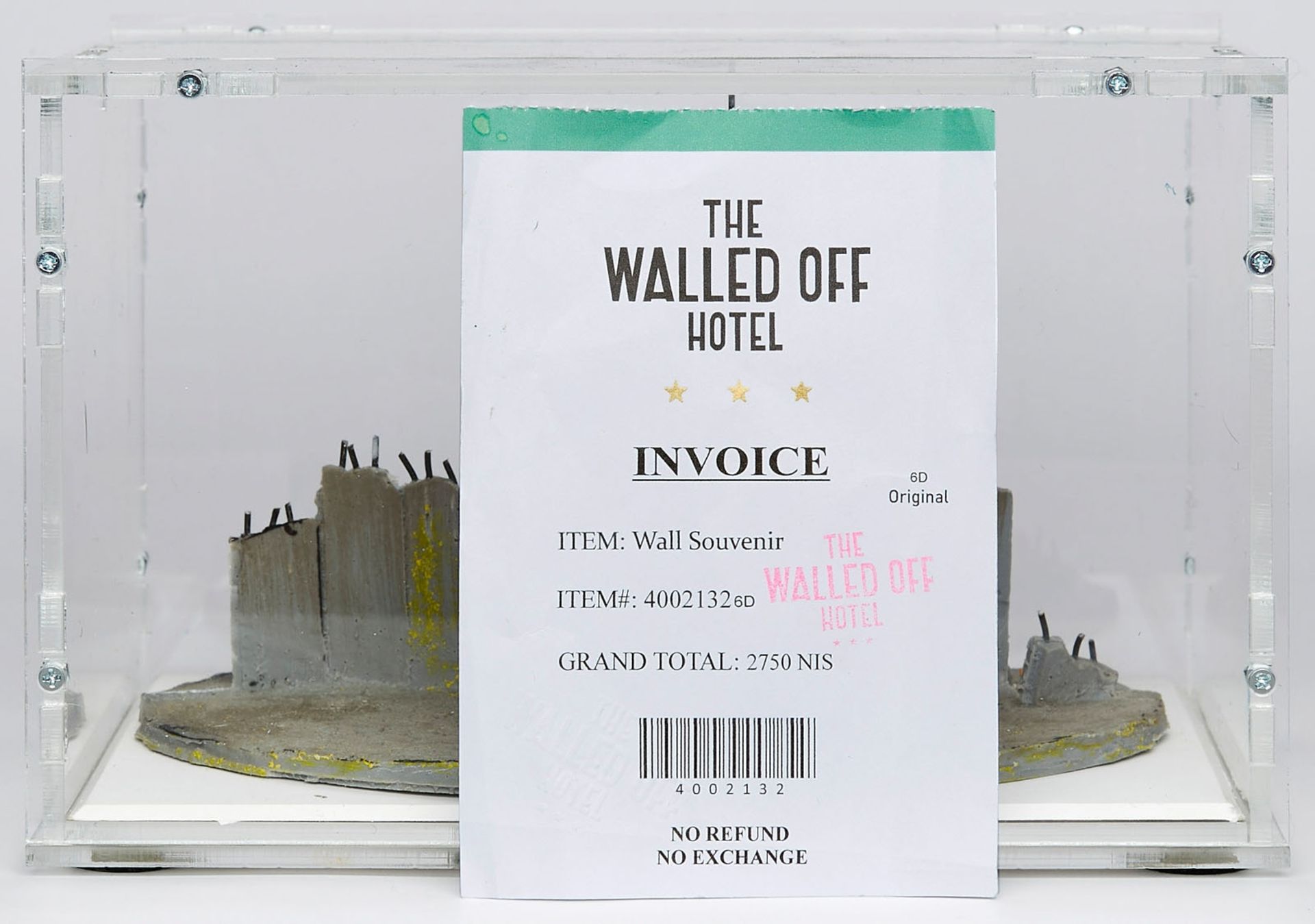 Objekt Banksy "The Walled off Hotel"-Souvenir, 2017. - Image 3 of 3