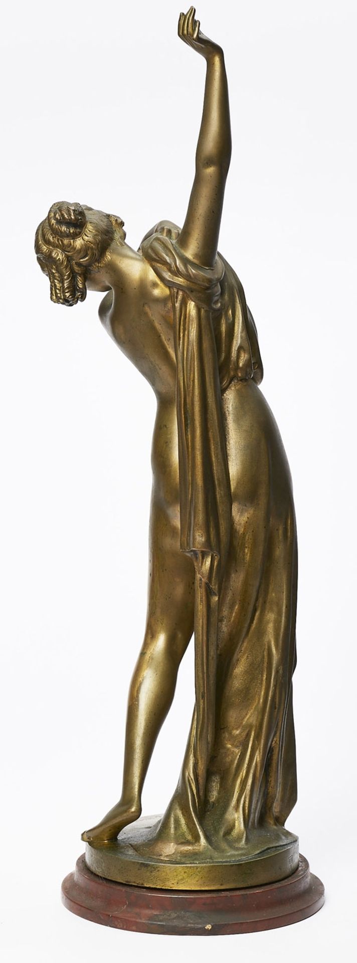 Bronze Ernst Seger: "Nach dem Bade", um 1900. - Bild 2 aus 3