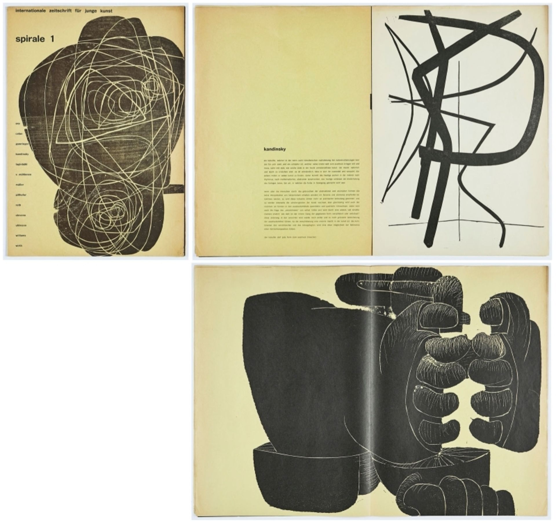 "spirale #1. internationale zeitschrift für junge kunst" 1953