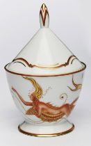 Dose "Fischfrau", Art Deco, Rosenthal 1924.