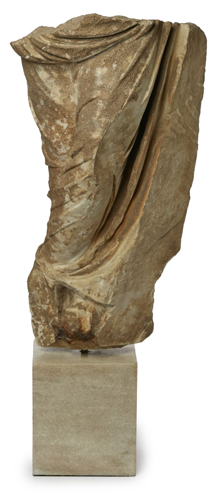 Antike Skulptur: Fragment der Muse Klio, römisch 1. - 2. Jh. n. Chr. - Bild 4 aus 4