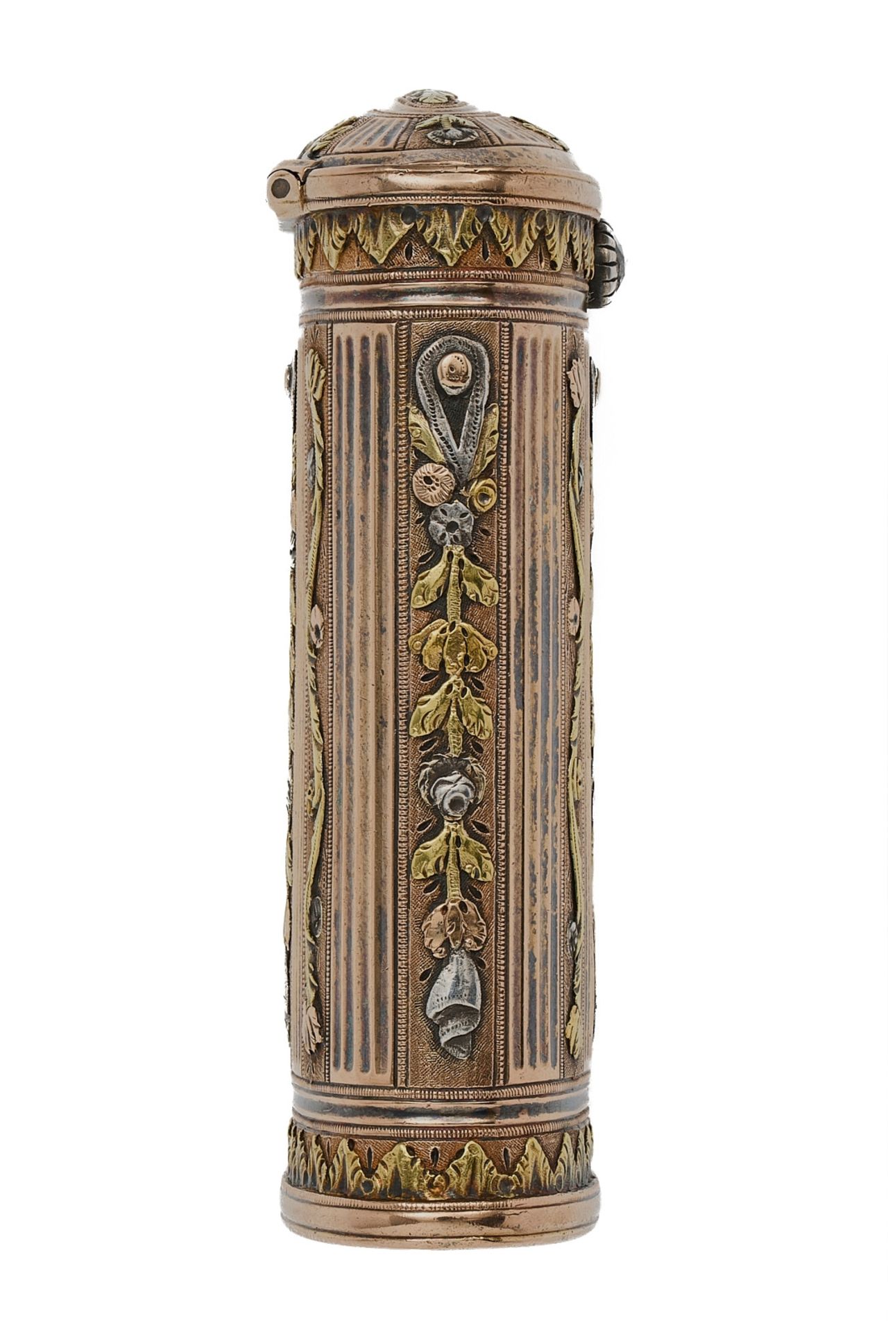 Etui, Louis XVI.-Stil, Mexiko um 1800. - Image 4 of 5