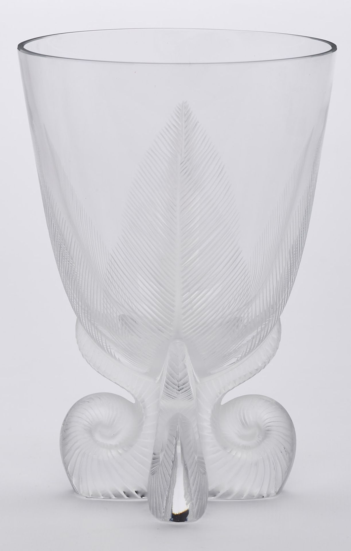 Vase "Osmonde", Lalique 2. Hälfte 20. Jh. - Bild 2 aus 2
