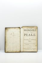 COTTON (CHARLES) THE WONDERS OF THE PEAKE, FIRST EDITION, A blank torn, title, 86 pp. 8vo,