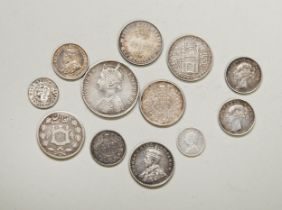 AN EAST INDIA COMPANY 1840 ¼ RUPEE MADRAS, another, a Bikaner State 1 Rupee Ganga Singh and