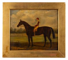 ATTRIBUTED TO B. DAYRELL (act.c.1853-1858) 'JOCKEY UP' oil on canvas, signed, inscribed and dated