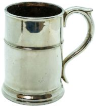 A SILVER LUSTRE TANKARD CIRCA 1820 In remarkably orginal condition, 9cms.