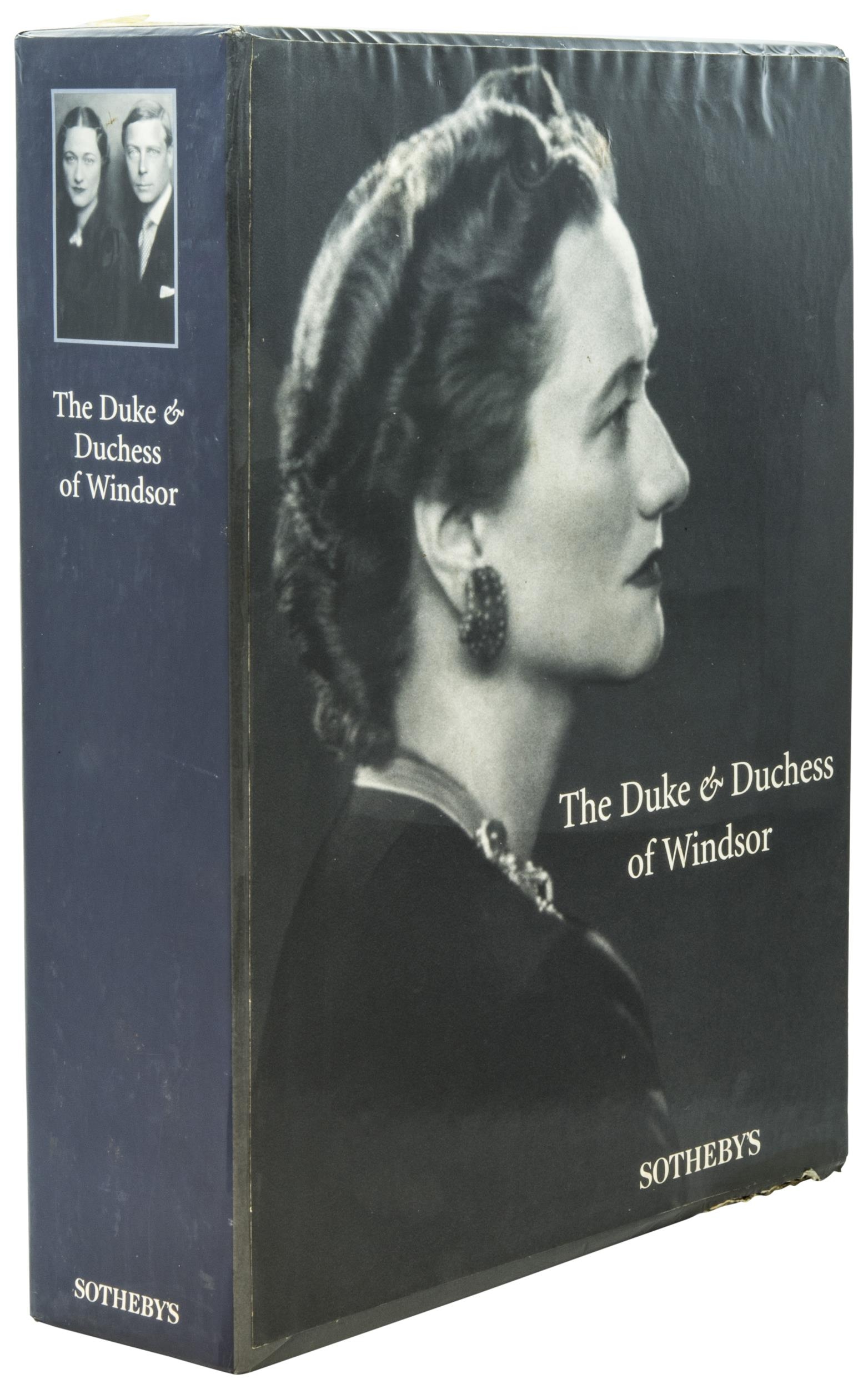 SOTHEBY'S DUKE AND DUCHESS OF WINDSOR CATALOGUE, 3 VOLS BOXED SET, good condition, Sept 11, 1997