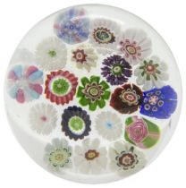 A CLICHY MILLERFIORE PAPERWEIGHT 19th century, with Clichy rose, 6.5cms