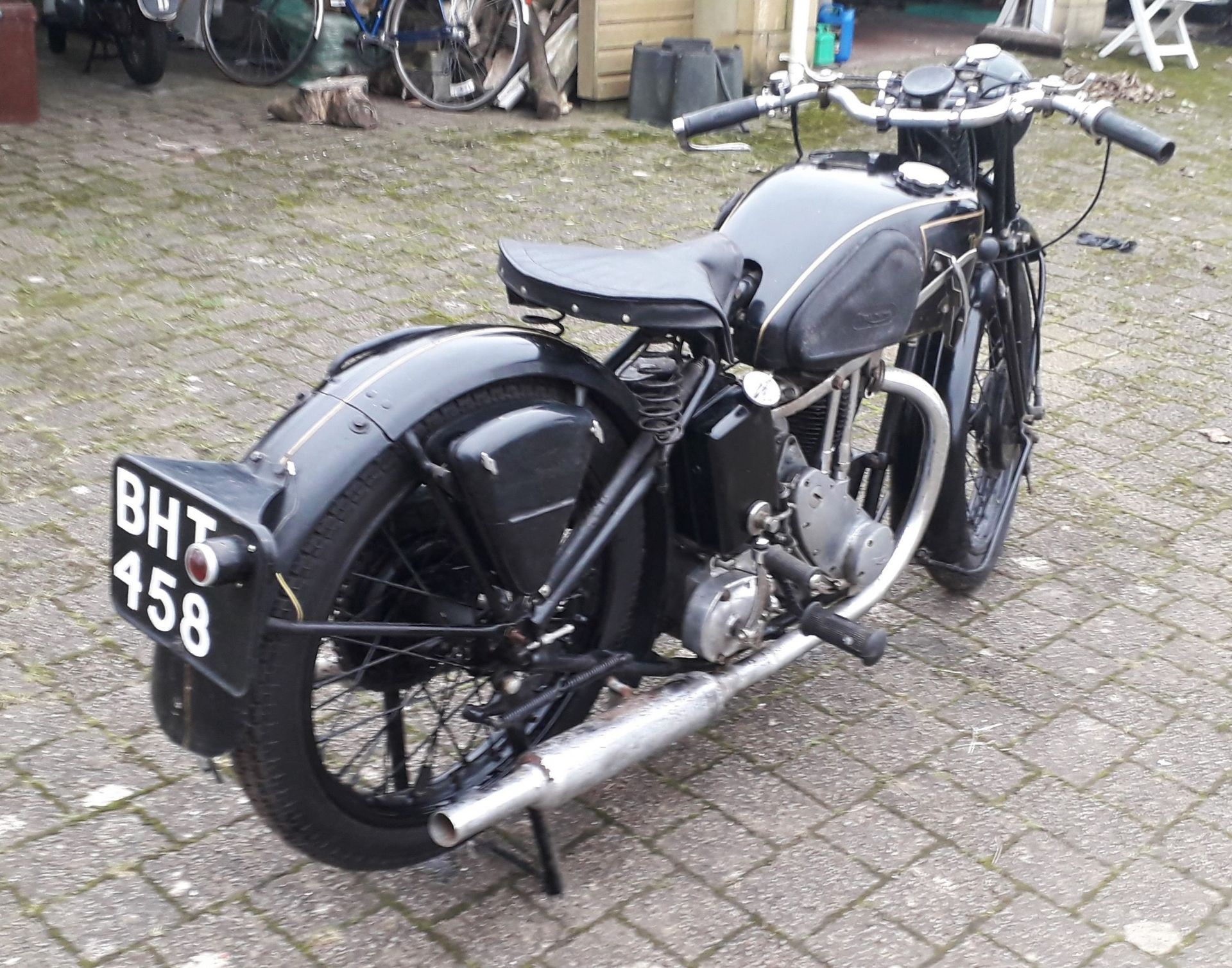 1935 Triumph 2/1 250 OHV Twin Port Registration Number:  BHT 458 Frame Number: IR5 1470 - In current - Image 7 of 11