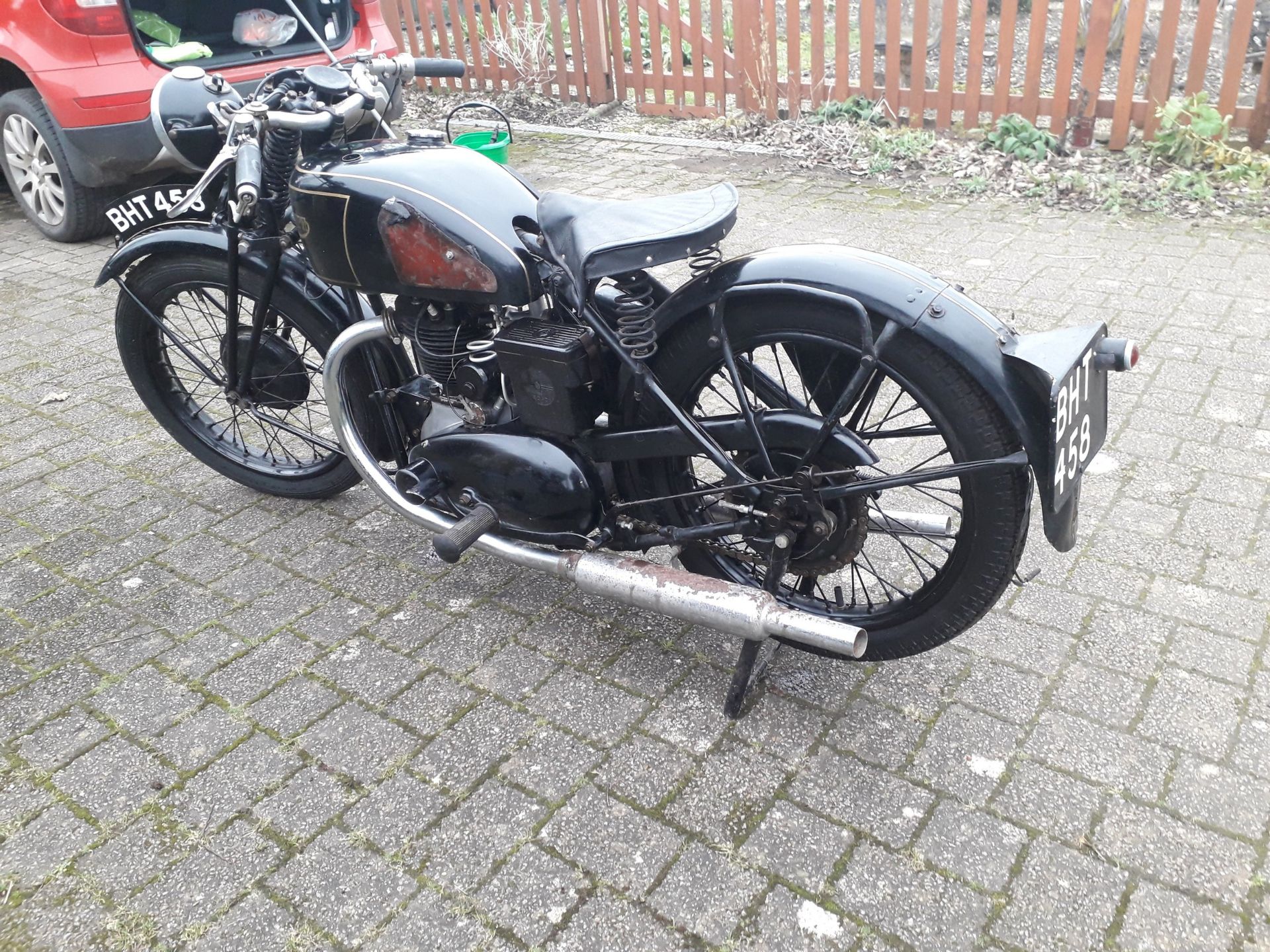 1935 Triumph 2/1 250 OHV Twin Port Registration Number:  BHT 458 Frame Number: IR5 1470 - In current - Image 8 of 11