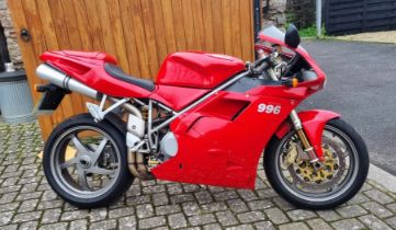 2002 Ducati 996 Biposto Registration Number: WU02 TWW Frame Number: TBA - 1 private owner from new -