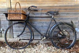 1950s Motorised Butcher’s Bicycle Registration Number: OFU 443 Frame Number: TBA - Frame Number: TBA