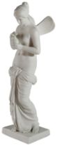 A Parion Figureen Bing & Grondahl manufacture stamped. Grecian goddess with butterfly wings