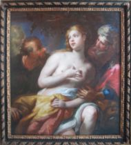 Daniel Seiter (Venetian)(1649-1705), Susanna Und Die Beiden Alten - Oil on Canvas, (canvas: H: