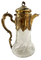 Silver guild mounted claret jug fram, 1867