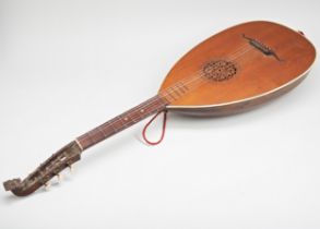 A RENAISSANCE LUTE IN HARDSHELL CASE. 20TH CENTURY. 76 cms long Provenance: from the Private