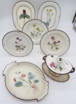 A GROUP OF MATCHING 19TH CENTURY CREAM WARE TABLE WARES, the lot consisting of a tureen and cover,