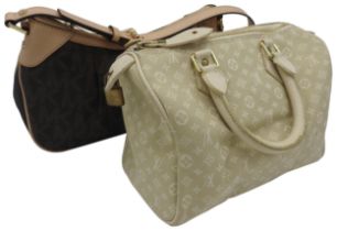 LOUIS VUITTON BEIGE HANDBAG ALONG WITH A MICHAEL KORS HANDBAG (2) Both with dust bags Louis