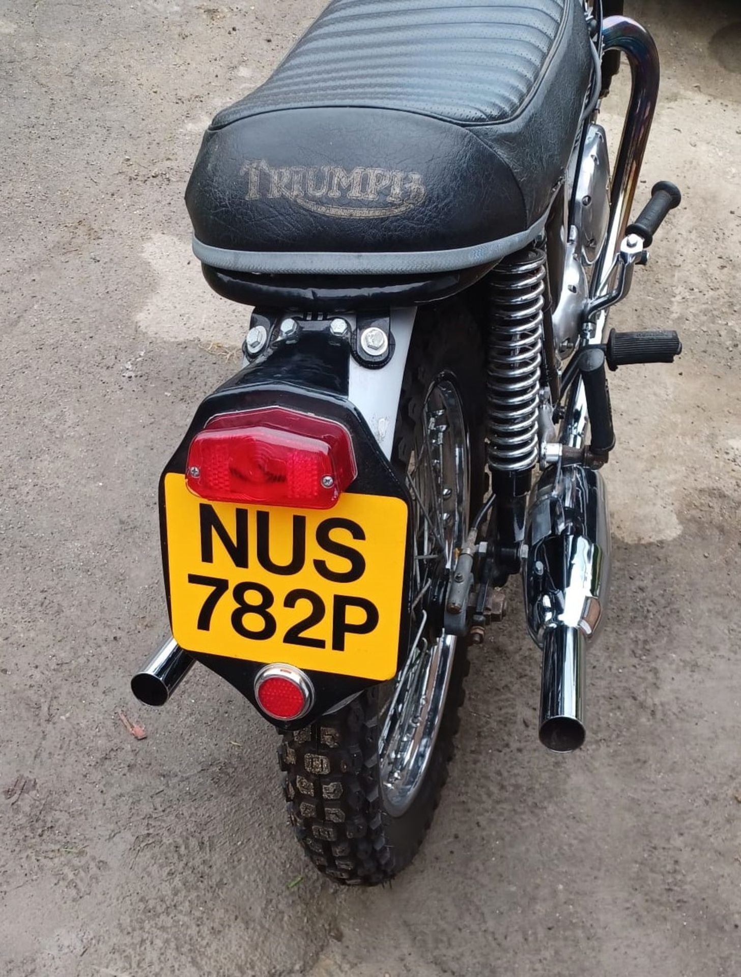 1976 TRIUMPH T21 TRIALS Registration Number: NUS 782P Frame Number: 3TA1197 Recorded Mileage: 5, - Image 6 of 13