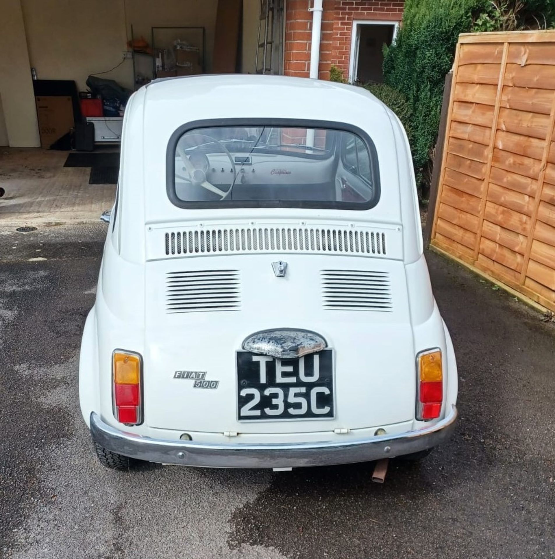 1965 FIAT 500F SALOON Registration Number: TEU 235C Chassis Number: 110F0954214 Recorded Mileage: - Image 6 of 15
