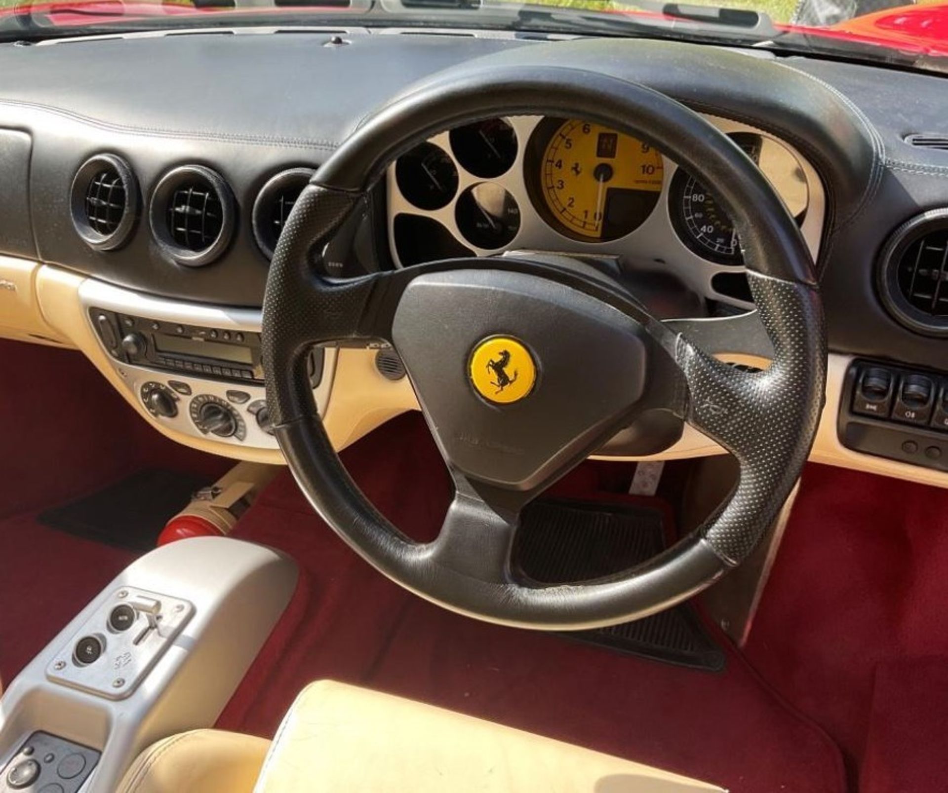 2002 FERRARI 360 MODENA F1 Registration Number: F1 ALD Chassis Number: ZFFYR51C000130696 Recorded - Image 10 of 17