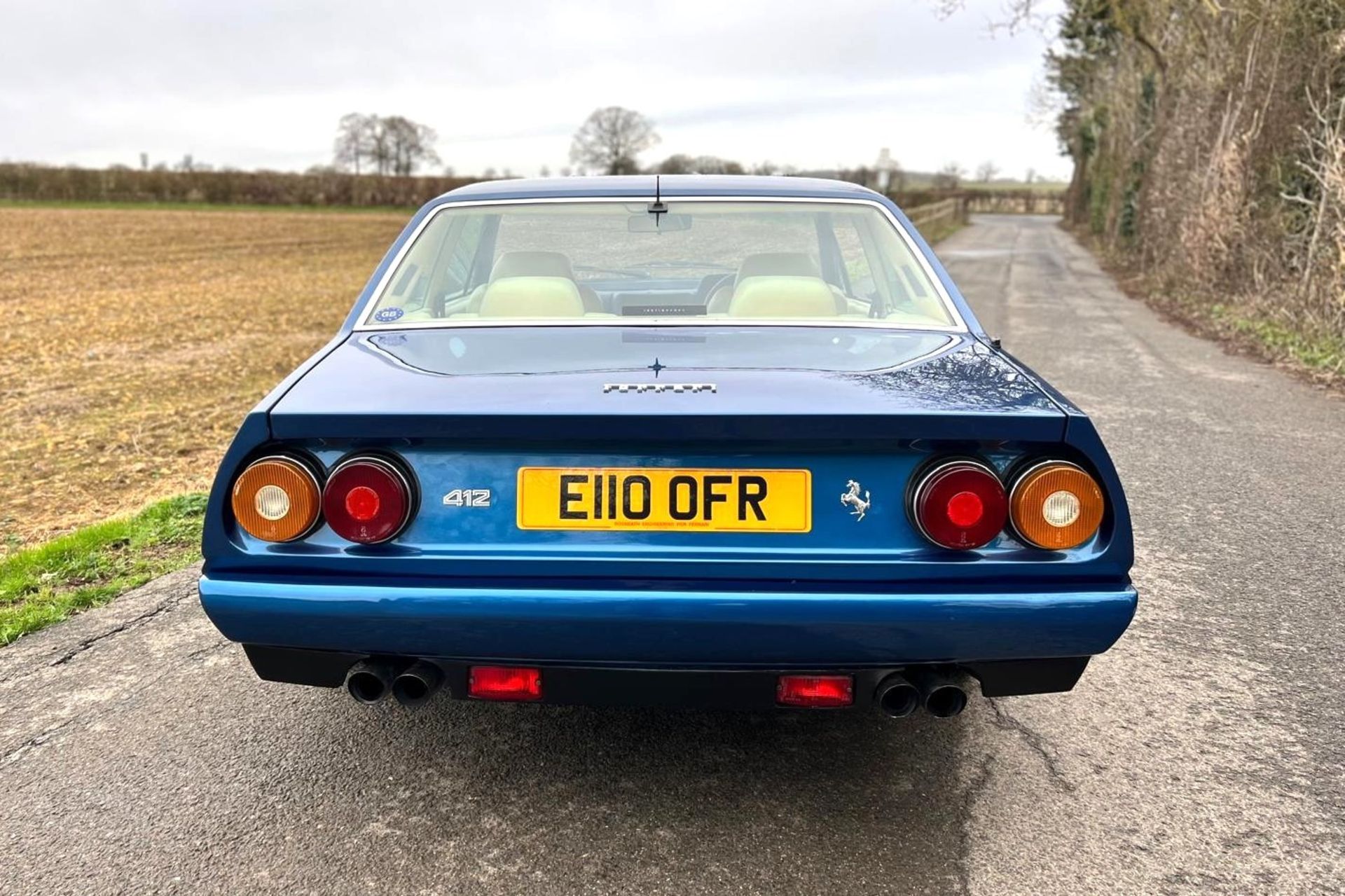 1988 FERRARI 412i Registration Number: E110 OFR Chassis Number: Recorded Mileage: 105,831 miles - Image 6 of 11