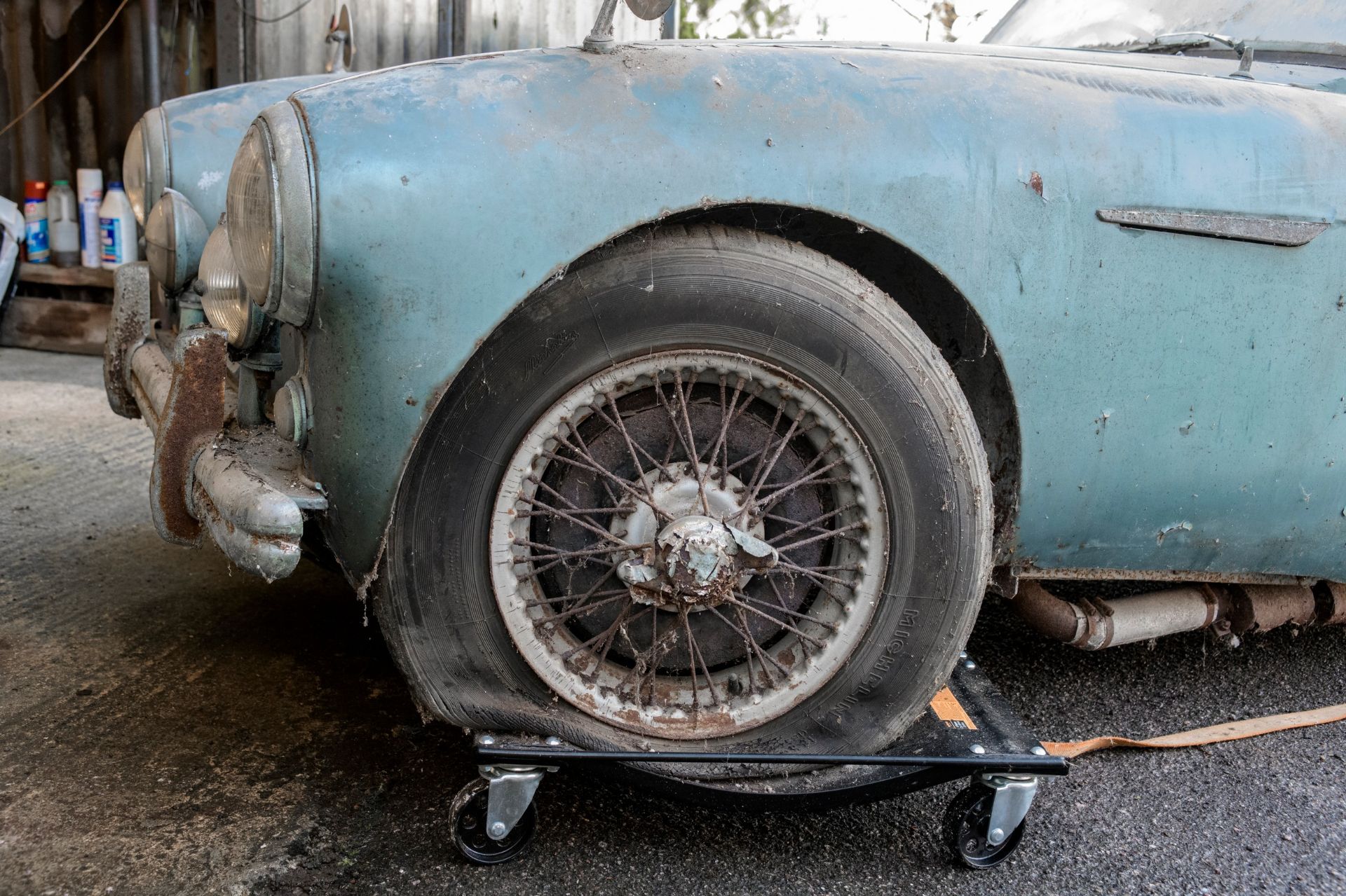 1954 AUSTIN HEALEY 100/4 BN1 Registration Number: MUS 403 Chassis Number: BN1/156426 Recorded - Image 13 of 40