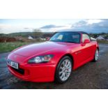 2007 HONDA S2000 Registration Number: WM07 JAU Chassis Number: JHMAP11207S200009 Recorded Mileage: