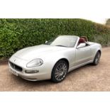 2002 MASERATI CAMBIOCORSA SPYDER Registration Number: YG02BZD Chassis Number: ZAMBB18C000005658