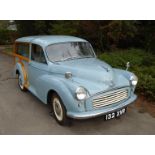 1962 MORRIS 1000 TRAVELLER Registration Number: 132 XVR Chassis Number: M/AW5 D 998372 Recorded