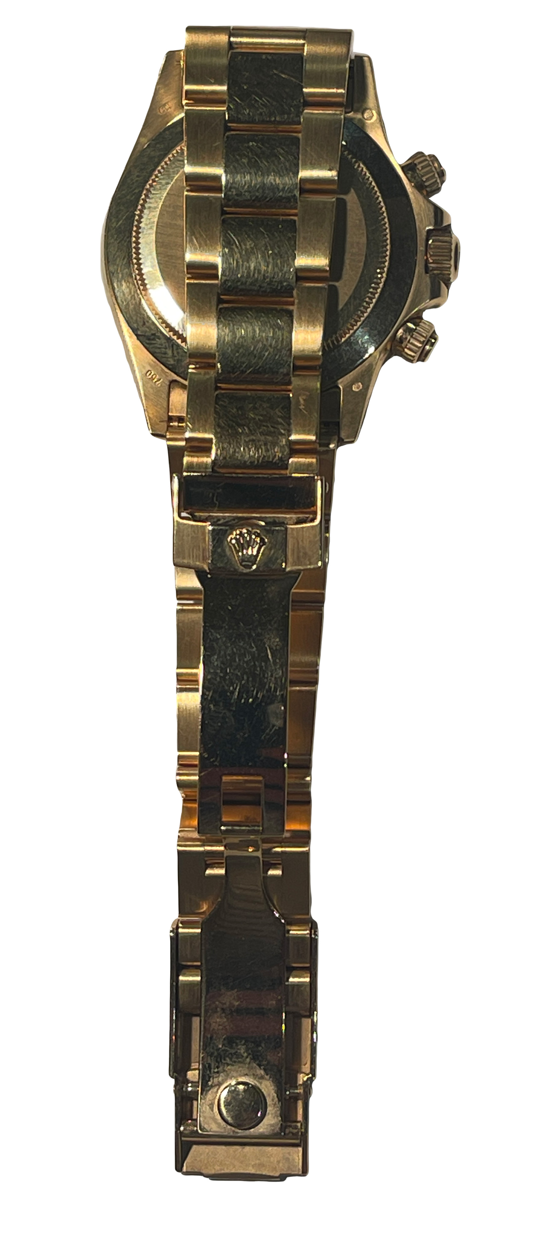Rolex, Year 2010, #116528 40mm, Movement AUTOMATIC Chronograph, Model: Daytona Yellow Gold, Black - Image 4 of 5