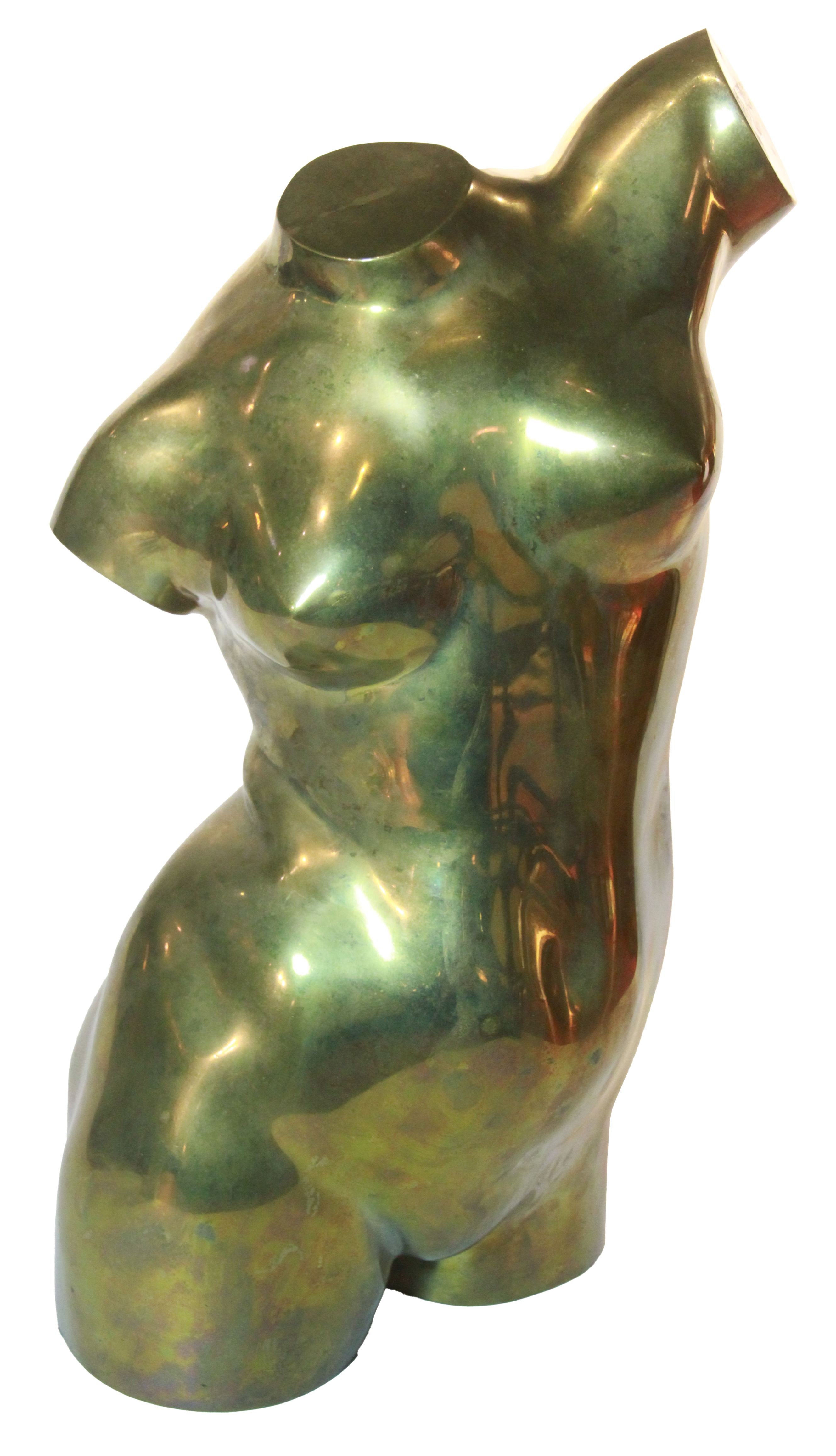 A French bronze bust of a female torso (H: 61cm, W: 33cm), PROVENANCE: Property of a Gentleman