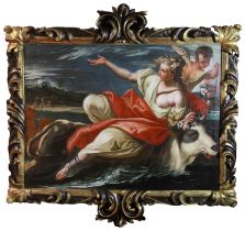 The Rape of Europa, Oil on canvas, Circle of Sebastiano Ricci Belluno (1659-1734), (H: 69cm, W: