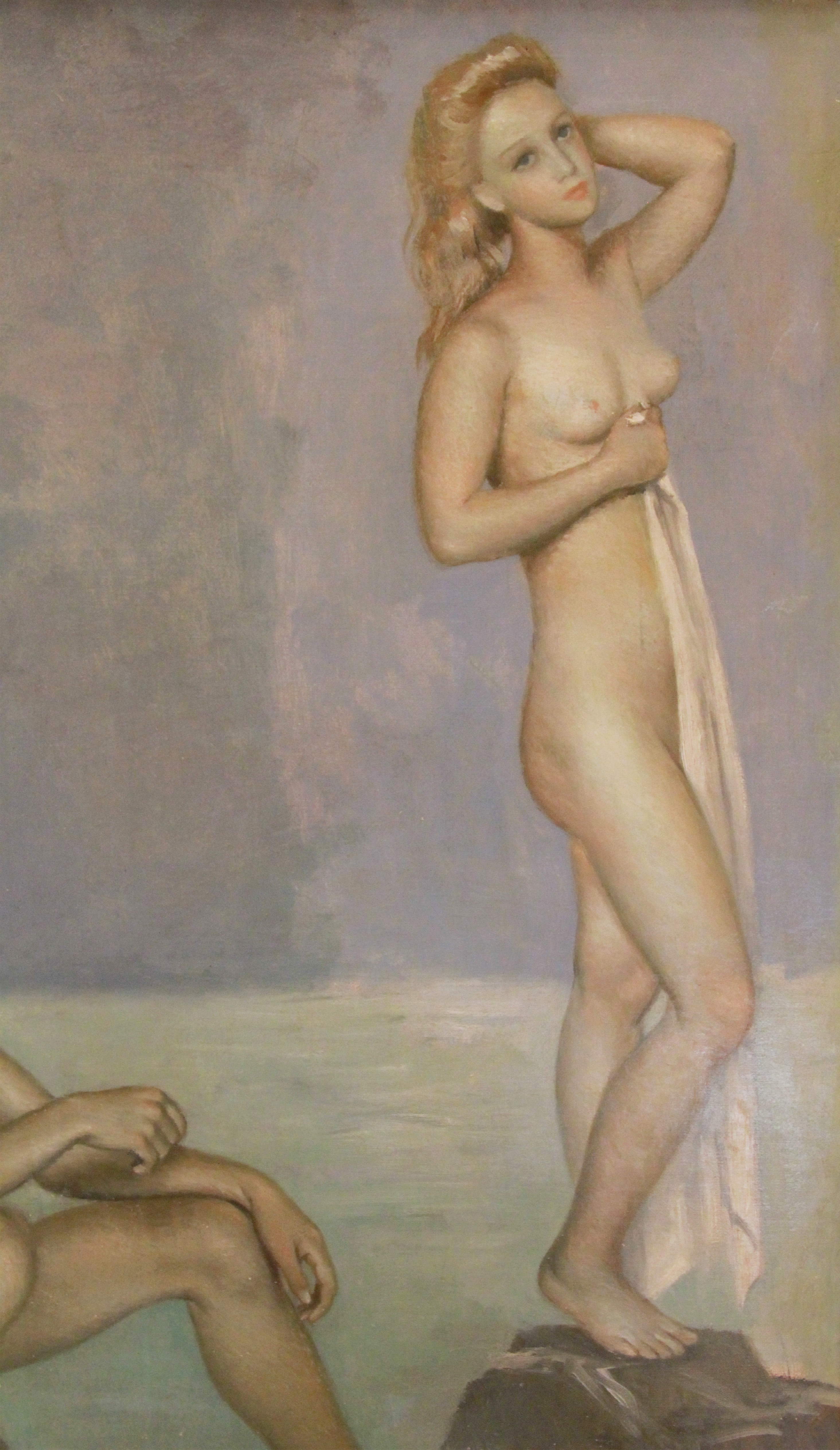 Jose De Togores (1893 -1970) (Spanish), Bathers, Oil on Canvas, (canvas: H: 106cm, W: 111cm), - Image 4 of 5