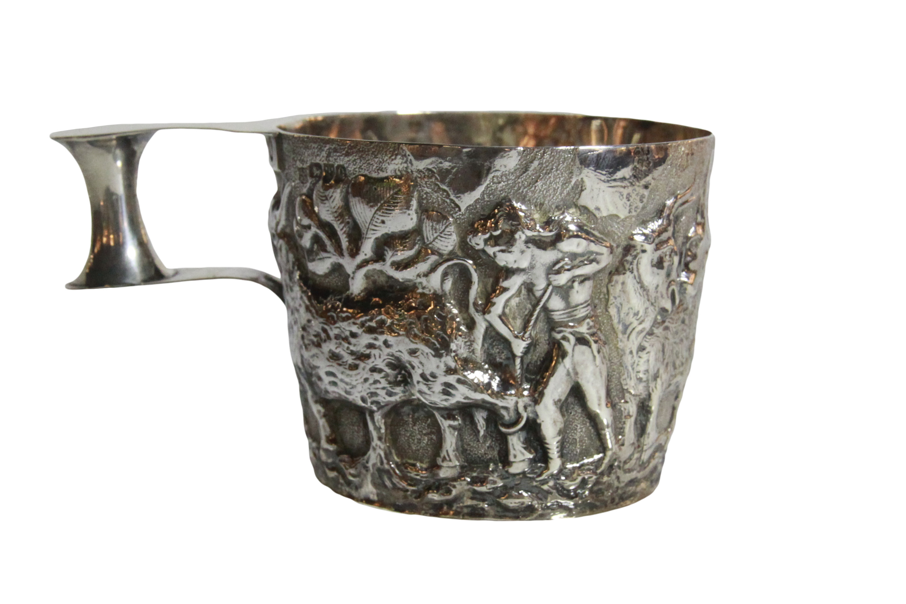 An unusual silver cup in the 17th-century style, "The Aphia Cup" Chester 1889, George Nathon, - Image 3 of 6