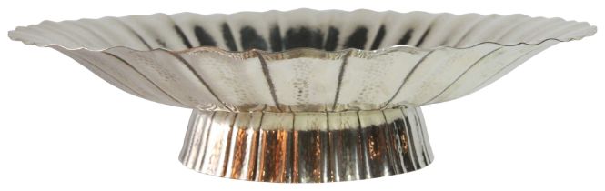 By Oswald Haerdtl (1899 - 1959) A silver footed dish, (30cm Diameter) (560 grams), PROVENANCE: